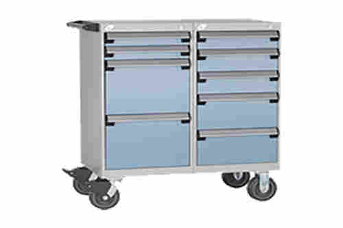 Smart Compact Metal Mobile L Storage Cabinets By Rousseau